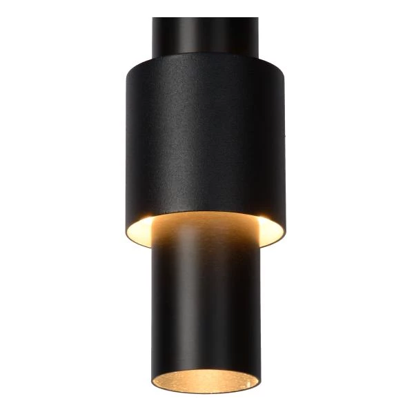 Lucide MARGARY - Hanglamp - Ø 28 cm - LED Dimb. - 3x4W 2700K - Zwart - detail 2